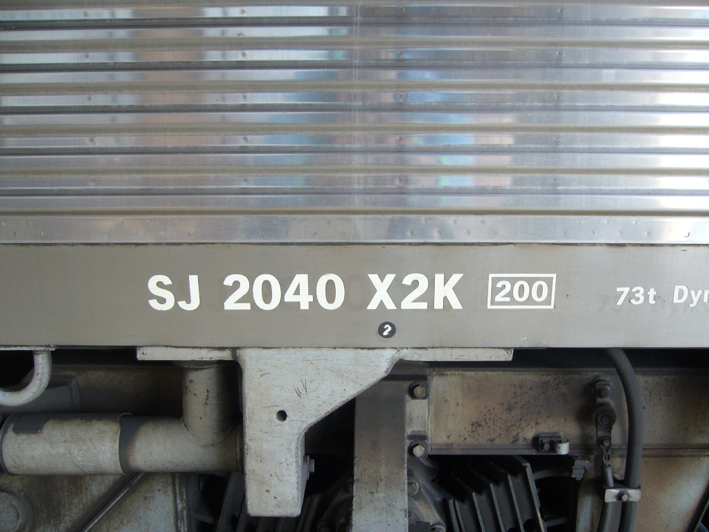 SJ X2K 2040 i København (Köpenhamn) den 05.-06.-2009