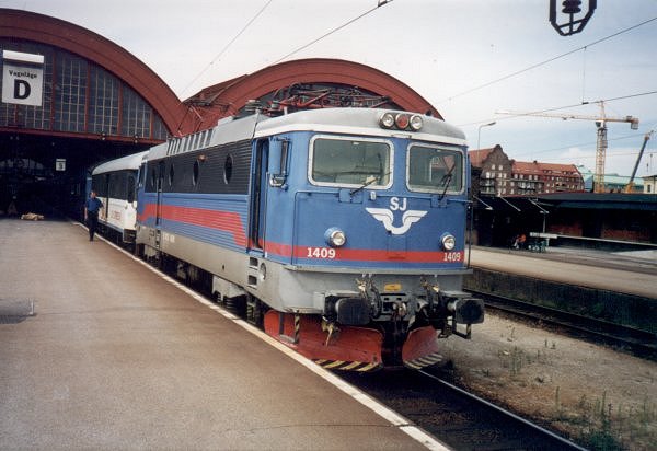 SJ Rc6 1407, Malm Centralstation, 2000-07-04, Photo Tommy Rolf Nielsen Martens